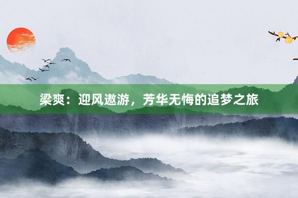 梁爽：迎风遨游，芳华无悔的追梦之旅